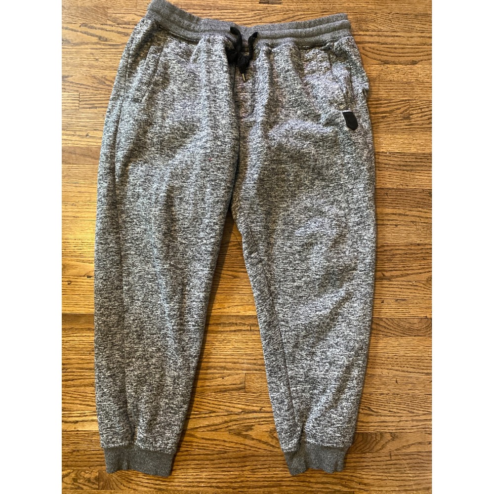 Southpole Authentic Collection Mens XXL Gray Marled Fleece Jogger Sweatpants